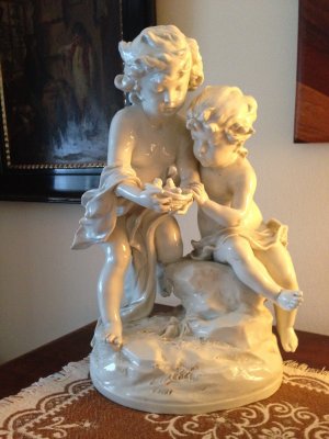 Porcelain Two Children