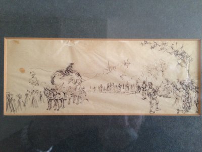 small pen drawing