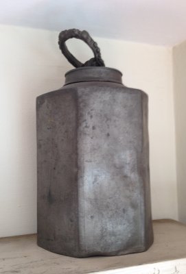 Pewter Container with Lid