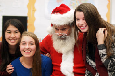 Santa Visits the Saturday Program