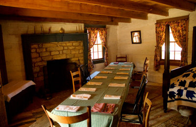 Dining area inside the Homeplace