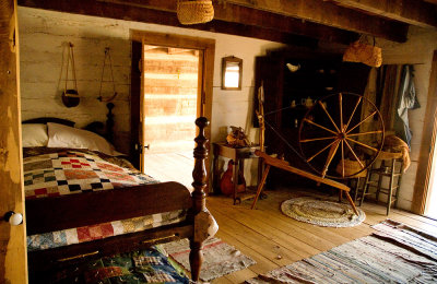 Bedroom inside the Homeplace