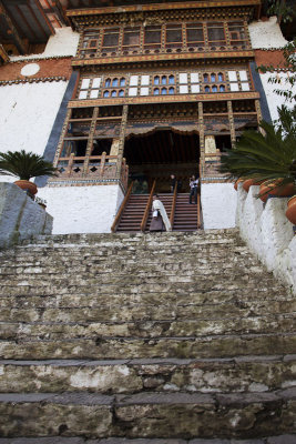 Inside Punakha Dzong
