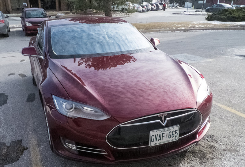 Tesla, first one Ive seen, very pretty