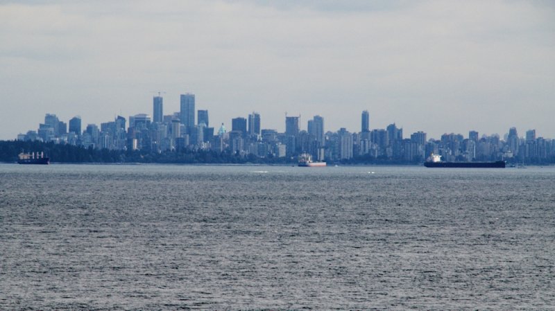 Vancouver skyline from the Nanaimo ferry