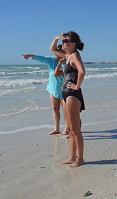 Looking out to sea