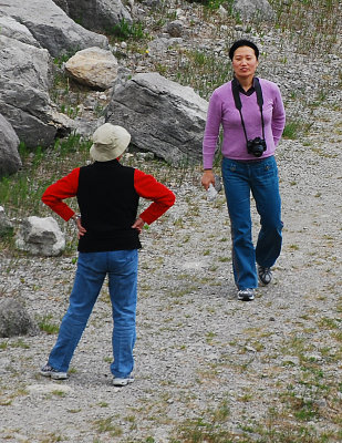 In the mountains