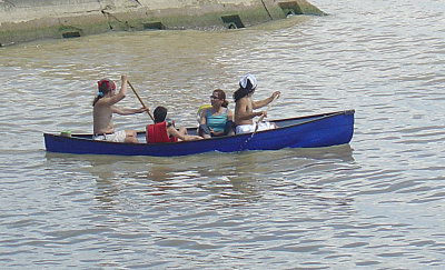 On the water
