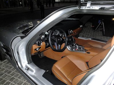 Mercedes 'Gull Wing' 6.2 litre AMG interior