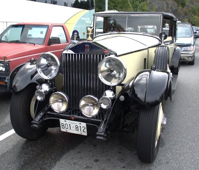1929 Rolls Royce - in the Nanaimo ferry lineup