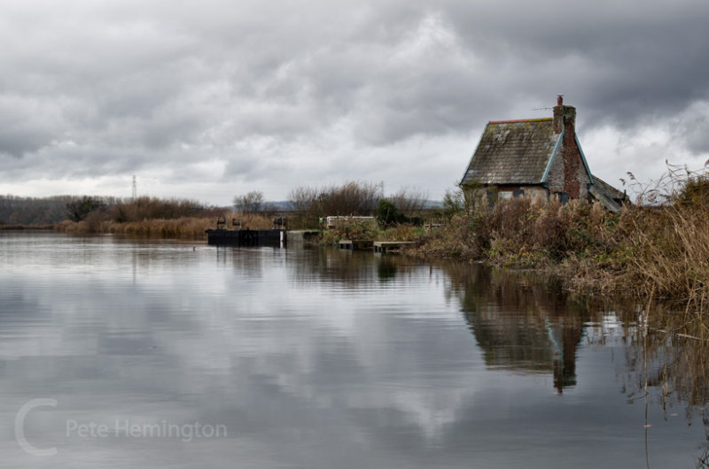 Lock house on Exeter Canal