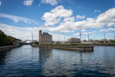 Entering the locks at Sault Ste Marie