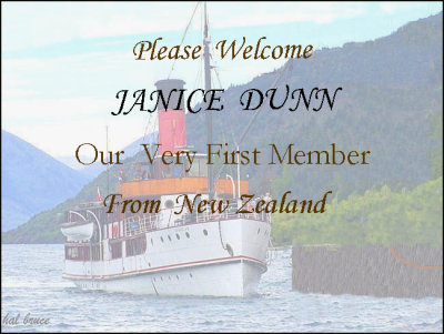 A big Welcome to you JANICE