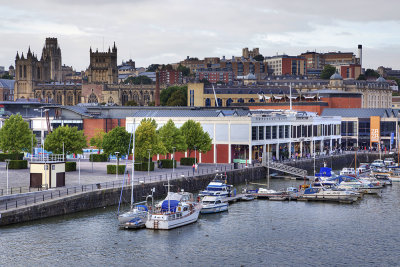 View of Bristol Docks