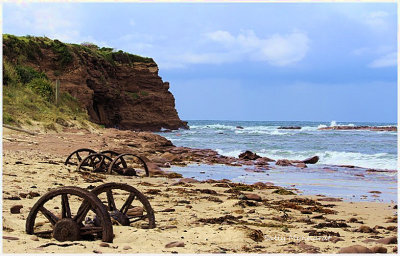 This was taken at Windang Island. 
These days it is not an island anymore.
It was joined to the mainland in the 1870's  
when a railroad was built to remove rocks from the island.
 