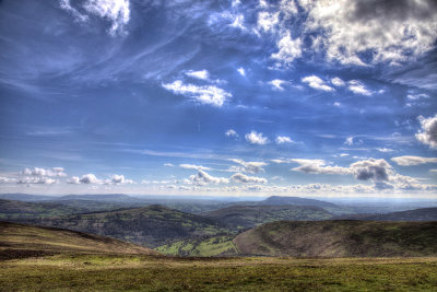 The Black Mountains.