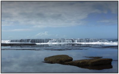 At Barrack Heights , at high tide a waterfall is created. It is magic to see. I hope you all agree.
