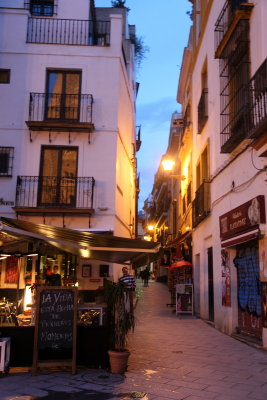 Seville at twilight