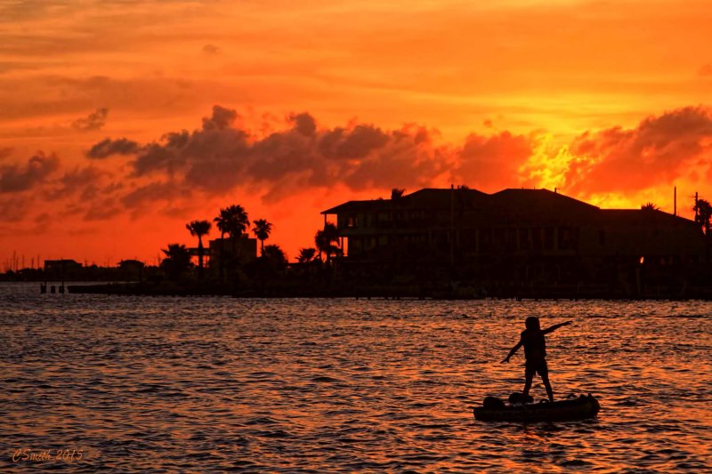 ENJOYING THE SUNSET