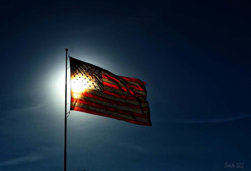 FLAG LINES - GOD SHED HIS GRACE ON THEE