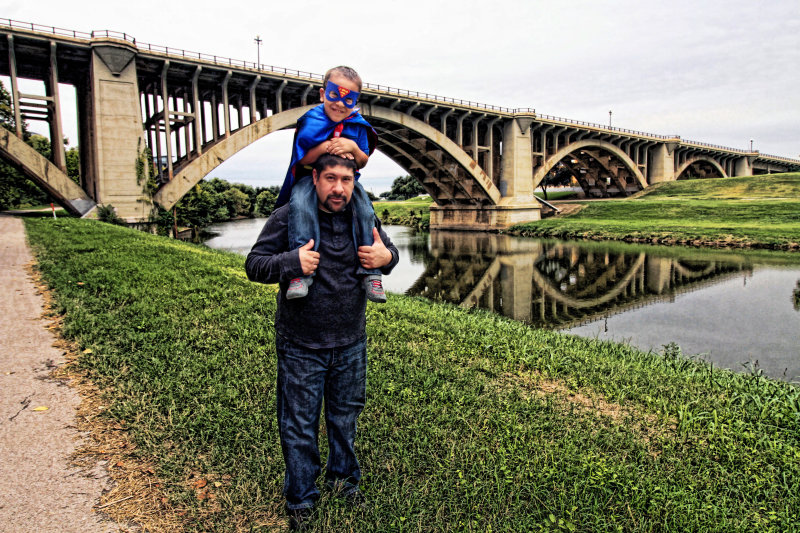 FATHER AND SUPER SON