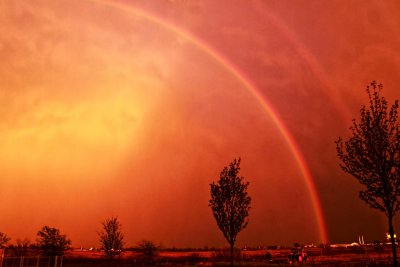 DOUBLE RAINBOW AFTER THE STORM