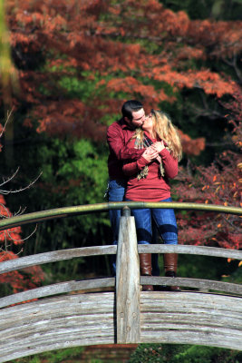 KISSING ON THE BRIDGE