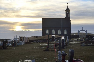 The church Hvalsneskirkja