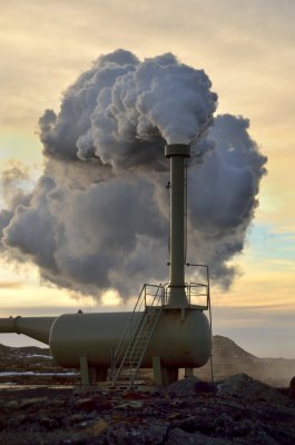 A part of Reykjanes Geothermal Power Plant