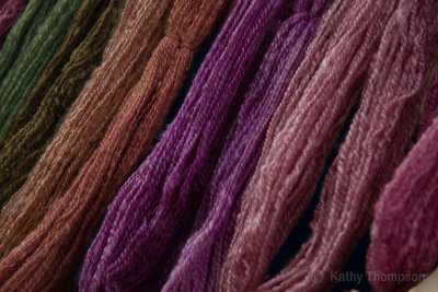 Colourful skeins