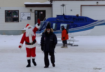 Santa comes to town, Fort Simpson