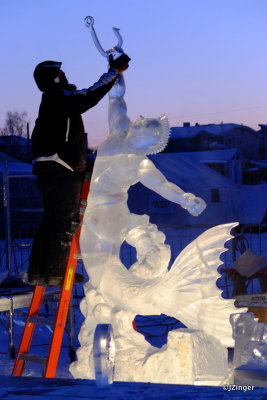 Ice Sculpture, Yellowknife