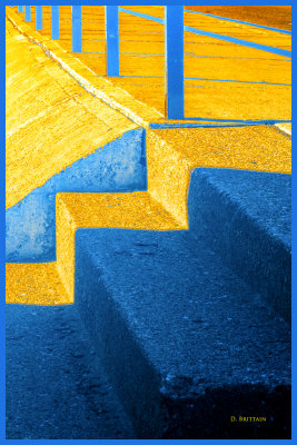 Coloured Church Stairs