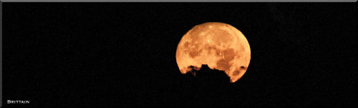 Full Moon Setting Over Calivigny Island