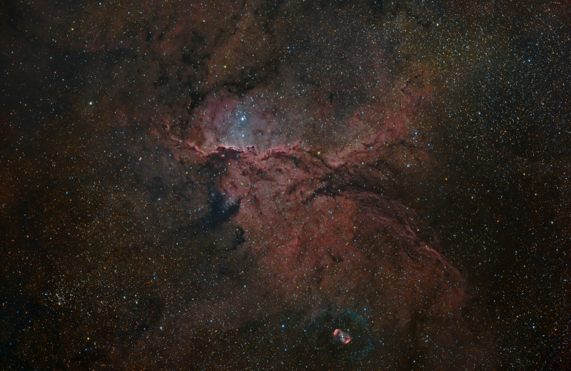 NGC 6188, NGC 6164-5, NGC 6200 in Ara