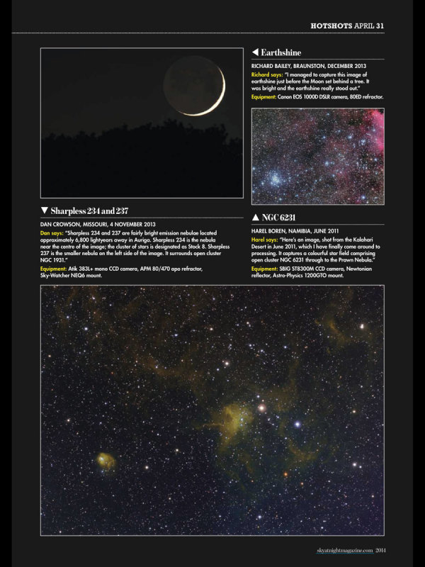 Table of Scorpius NGC6231 to IC4628-GUM56 (the Prawn Nebula)