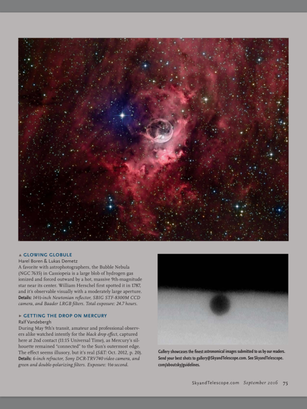 NGC7635 The Bubble Nebula