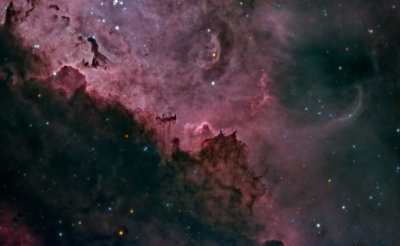 Chaotic Carina Nebula