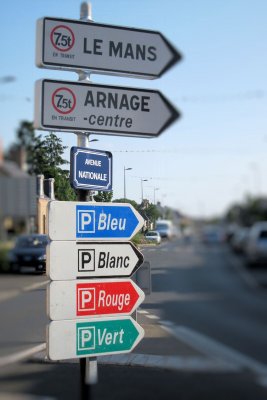Directions to Parking at Circuit de la Sarthe