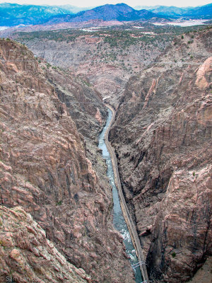 View from the Royal Gorge Bridge