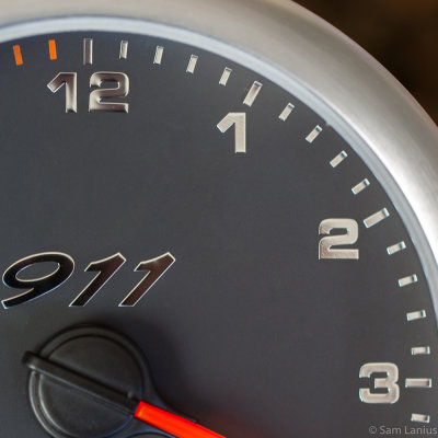 Porsche Desk Clock