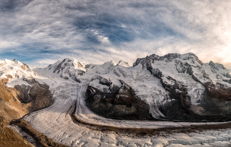 The Alps, Swiss-Italian border, near the town of Zermatt, Switzerland