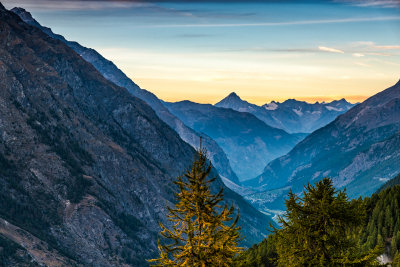 The Alps, Swiss-Italian border, near the town of Zermatt, Switzerland