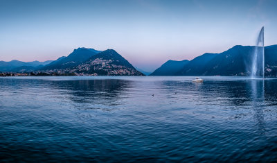 Lake Lugano, Lugano, Switzerland