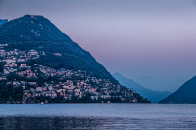 Lake Lugano, Lugano, Switzerland