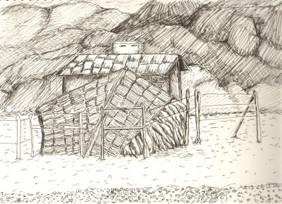 Shack on beach 1