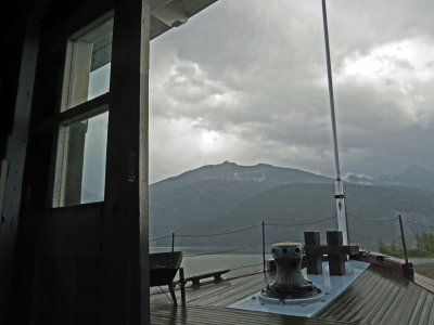 Bow of sternwheeler S.S. Moyie at Kaslo, British Columbia