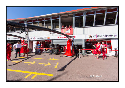 Ferrari's stand - F1 GP Monaco - 2338