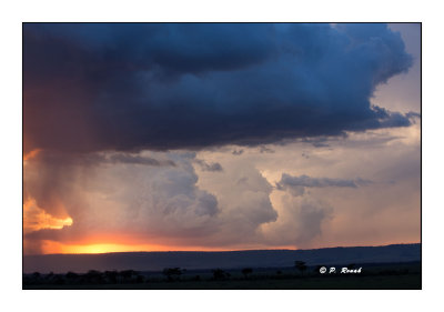 Kenya - Thunderstorm over the Mara - 3470