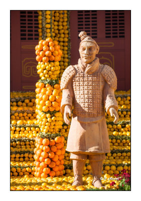 Menton - Ftes des Citrons - Guerrier Chinois - 0596